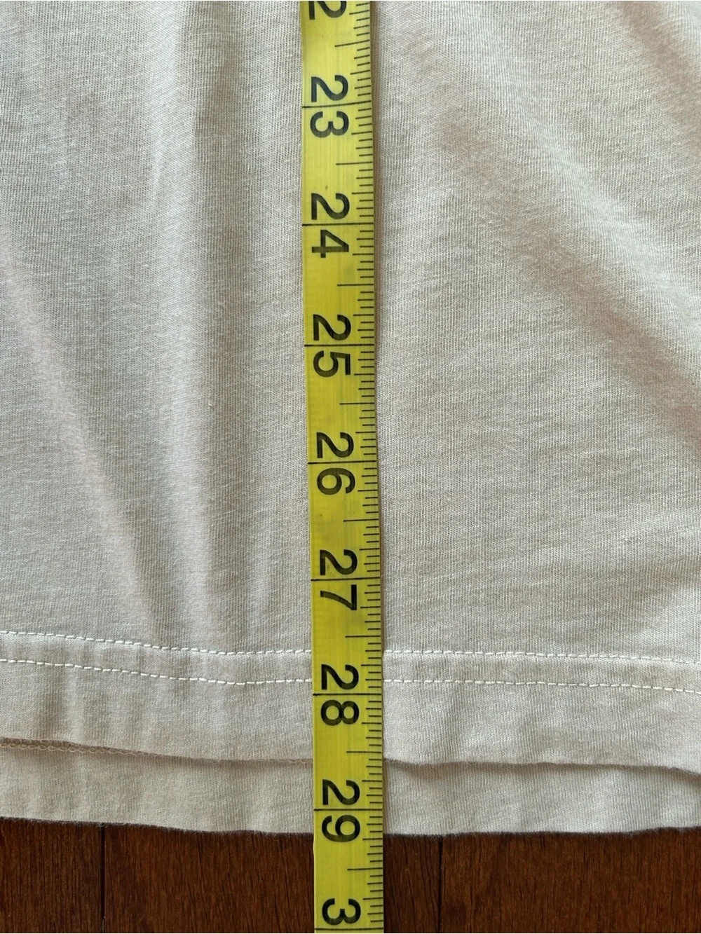Paul Fredrick Short-Sleeve T-Shirt Silk Cotton Blend Beige Men's L Basics